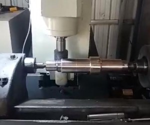 高速數(shù)控花鍵銑床一臺，山東濟南客戶試機中